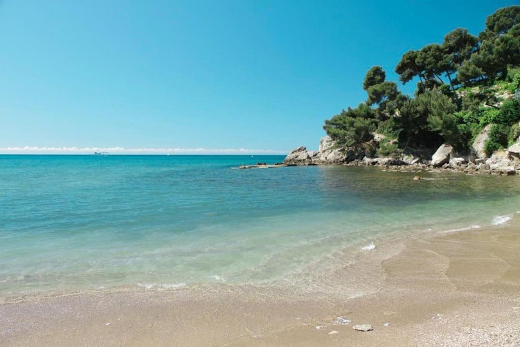 Superbe Rez-De-Villa 6P Calme & Plage A Pied Le Pradet Bagian luar foto